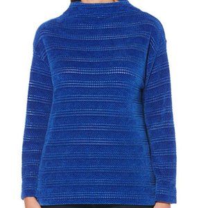 NWT Rafaella Women's Textured Stripe Chenille top